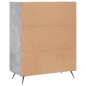 vidaXL Sideboard Betongrau 69,5x34x90 cm Holzwerkstoff vidaXL Sideboard Betongrau 69,5x34x90 cm Holzwerkstoff