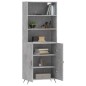 vidaXL Highboard Betongrau 69,5x34x180 cm Holzwerkstoff vidaXL Highboard Betongrau 69,5x34x180 cm Holzwerkstoff