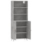 vidaXL Highboard Betongrau 69,5x34x180 cm Holzwerkstoff vidaXL Highboard Betongrau 69,5x34x180 cm Holzwerkstoff