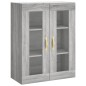 vidaXL Highboard Grau Sonoma 69,5x34x180 cm Holzwerkstoff vidaXL Highboard Grau Sonoma 69,5x34x180 cm Holzwerkstoff