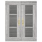 vidaXL Highboard Grau Sonoma 69,5x34x180 cm Holzwerkstoff vidaXL Highboard Grau Sonoma 69,5x34x180 cm Holzwerkstoff