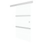 vidaXL Schiebetür ESG Glas und Aluminium 102,5x205 cm Silbern vidaXL Schiebetür ESG Glas und Aluminium 102,5x205 cm Silbern