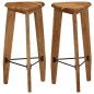 vidaXL Barhocker 2 Stk. Akazie Massivholz vidaXL Barhocker 2 Stk. Akazie Massivholz