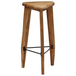 vidaXL Barhocker 2 Stk. Akazie Massivholz