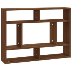 vidaXL Wandregal Braun Eichen-Optik 75x16x55 cm Holzwerkstoff