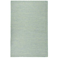 vidaXL Outdoor-Teppich Flachgewebe 120x170 cm Türkis