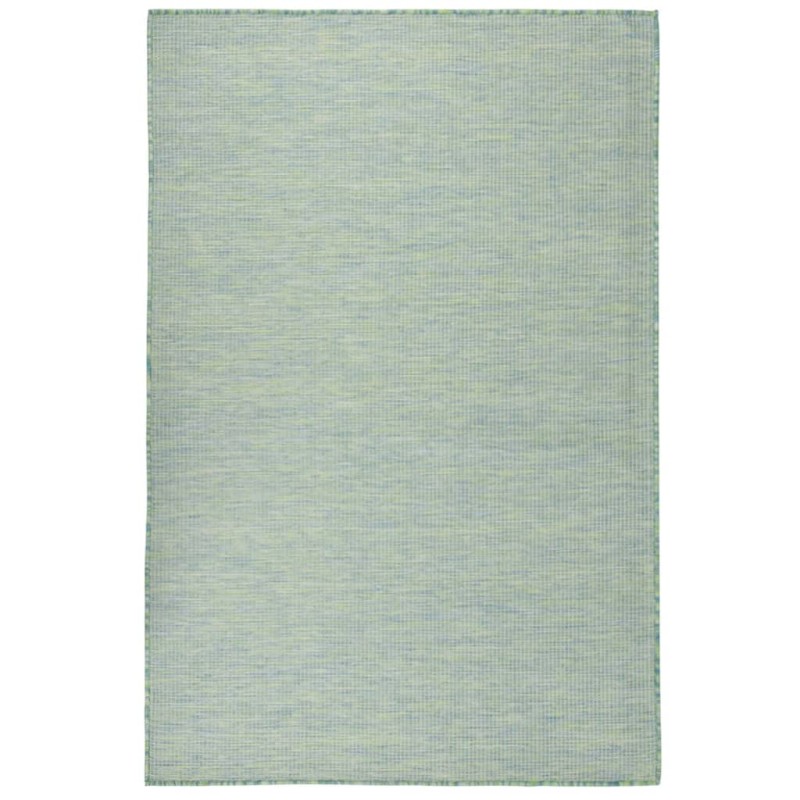 vidaXL Outdoor-Teppich Flachgewebe 120x170 cm Türkis vidaXL Outdoor-Teppich Flachgewebe 120x170 cm Türkis