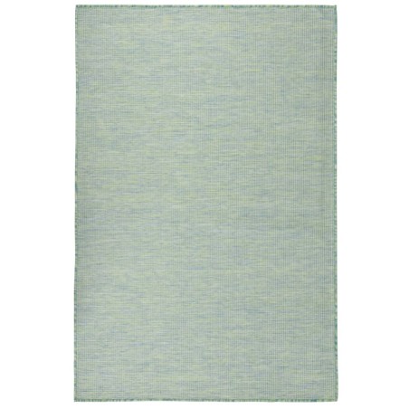 vidaXL Outdoor-Teppich Flachgewebe 120x170 cm Türkis