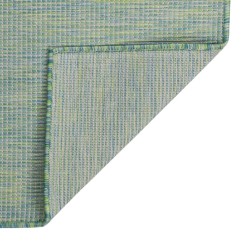 vidaXL Outdoor-Teppich Flachgewebe 120x170 cm Türkis