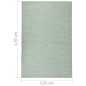 vidaXL Outdoor-Teppich Flachgewebe 120x170 cm Türkis vidaXL Outdoor-Teppich Flachgewebe 120x170 cm Türkis