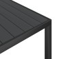 vidaXL 7-tlg. Garten-Essgruppe Schwarz Aluminium vidaXL 7-tlg. Garten-Essgruppe Schwarz Aluminium