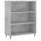 Highboard Betongrau 69,5x34x180 cm Holzwerkstoff Highboard Betongrau 69,5x34x180 cm Holzwerkstoff
