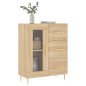 vidaXL Sideboard Sonoma-Eiche 69,5x34x90 cm Holzwerkstoff vidaXL Sideboard Sonoma-Eiche 69,5x34x90 cm Holzwerkstoff
