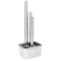 vidaXL Gartenbrunnen Silbern 48x34x123 cm Edelstahl vidaXL Gartenbrunnen Silbern 48x34x123 cm Edelstahl