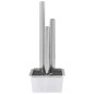 vidaXL Gartenbrunnen Silbern 48x34x123 cm Edelstahl vidaXL Gartenbrunnen Silbern 48x34x123 cm Edelstahl
