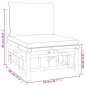 vidaXL 12-tlg. Garten-Lounge-Set mit Cremeweißen Kissen Bambus vidaXL 12-tlg. Garten-Lounge-Set mit Cremeweißen Kissen Bambus