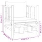 vidaXL 12-tlg. Garten-Lounge-Set mit Cremeweißen Kissen Bambus vidaXL 12-tlg. Garten-Lounge-Set mit Cremeweißen Kissen Bambus