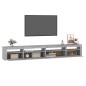vidaXL TV-Schrank mit LED-Leuchten Grau Sonoma 270x35x40 cm vidaXL TV-Schrank mit LED-Leuchten Grau Sonoma 270x35x40 cm