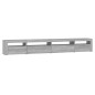 vidaXL TV-Schrank mit LED-Leuchten Grau Sonoma 270x35x40 cm vidaXL TV-Schrank mit LED-Leuchten Grau Sonoma 270x35x40 cm