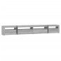 vidaXL TV-Schrank mit LED-Leuchten Grau Sonoma 270x35x40 cm vidaXL TV-Schrank mit LED-Leuchten Grau Sonoma 270x35x40 cm