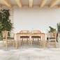 vidaXL 5-tlg. Garten-Essgruppe Massivholz Teak vidaXL 5-tlg. Garten-Essgruppe Massivholz Teak