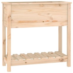 vidaXL Pflanzkübel mit Ablage 82,5x34,5x81 cm Massivholz Kiefer