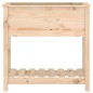 vidaXL Pflanzkübel mit Ablage 82,5x34,5x81 cm Massivholz Kiefer vidaXL Pflanzkübel mit Ablage 82,5x34,5x81 cm Massivholz Kiefer