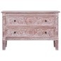vidaXL Sideboard mit 2 Schubladen 90 x 30 x 60 cm Massivholz Mahagoni vidaXL Sideboard mit 2 Schubladen 90 x 30 x 60 cm Massivholz Mahagoni