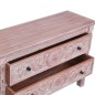 vidaXL Sideboard mit 2 Schubladen 90 x 30 x 60 cm Massivholz Mahagoni vidaXL Sideboard mit 2 Schubladen 90 x 30 x 60 cm Massivholz Mahagoni