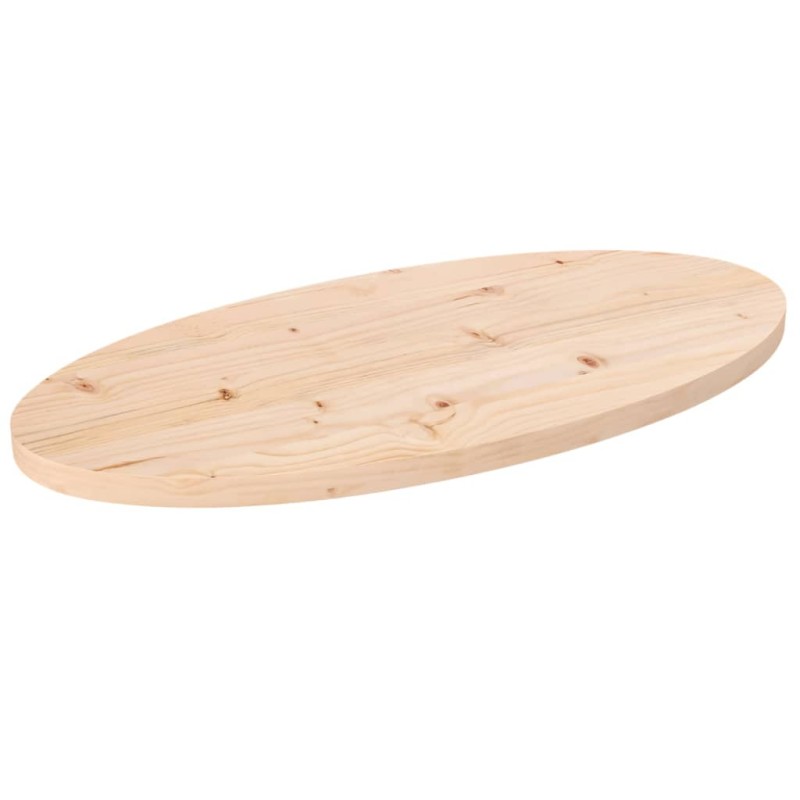 vidaXL Tischplatte 60x30x2,5 cm Massivholz Kiefer Oval vidaXL Tischplatte 60x30x2,5 cm Massivholz Kiefer Oval