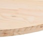 vidaXL Tischplatte 60x30x2,5 cm Massivholz Kiefer Oval vidaXL Tischplatte 60x30x2,5 cm Massivholz Kiefer Oval