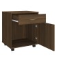 vidaXL Rollschrank Braun Eichen-Optik 45x38x54 cm Holzwerkstoff vidaXL Rollschrank Braun Eichen-Optik 45x38x54 cm Holzwerkstoff