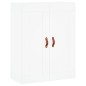 vidaXL Highboard Weiß 69,5x34x180 cm Holzwerkstoff vidaXL Highboard Weiß 69,5x34x180 cm Holzwerkstoff