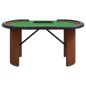 vidaXL Pokertisch Klappbar 10 Spieler mit Chipablage Grün 160x80x75 cm vidaXL Pokertisch Klappbar 10 Spieler mit Chipablage Grün 160x80x75 cm