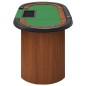 vidaXL Pokertisch Klappbar 10 Spieler mit Chipablage Grün 160x80x75 cm vidaXL Pokertisch Klappbar 10 Spieler mit Chipablage Grün 160x80x75 cm