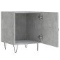 vidaXL Nachttisch Betongrau 40x40x50 cm Holzwerkstoff vidaXL Nachttisch Betongrau 40x40x50 cm Holzwerkstoff