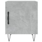 vidaXL Nachttisch Betongrau 40x40x50 cm Holzwerkstoff vidaXL Nachttisch Betongrau 40x40x50 cm Holzwerkstoff