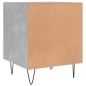 vidaXL Nachttisch Betongrau 40x40x50 cm Holzwerkstoff vidaXL Nachttisch Betongrau 40x40x50 cm Holzwerkstoff
