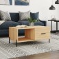 vidaXL Couchtisch Sonoma-Eiche 90x50x40 cm Holzwerkstoff vidaXL Couchtisch Sonoma-Eiche 90x50x40 cm Holzwerkstoff