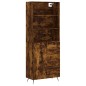 vidaXL Highboard Räuchereiche 69,5x34x180 cm Holzwerkstoff vidaXL Highboard Räuchereiche 69,5x34x180 cm Holzwerkstoff