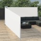 vidaXL Ausziehbare Seitenmarkise Creme 120 x 1000 cm vidaXL Ausziehbare Seitenmarkise Creme 120 x 1000 cm