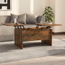 vidaXL Couchtisch Räuchereiche 80x50x42,5 cm Holzwerkstoff