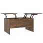vidaXL Couchtisch Räuchereiche 80x50x42,5 cm Holzwerkstoff vidaXL Couchtisch Räuchereiche 80x50x42,5 cm Holzwerkstoff