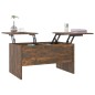 vidaXL Couchtisch Räuchereiche 80x50x42,5 cm Holzwerkstoff vidaXL Couchtisch Räuchereiche 80x50x42,5 cm Holzwerkstoff