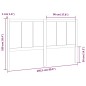 vidaXL Kopfteil Weiß 205,5x4x100 cm Massivholz Kiefer vidaXL Kopfteil Weiß 205,5x4x100 cm Massivholz Kiefer