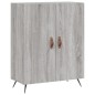 vidaXL Highboard Grau Sonoma 69,5x34x180 cm Holzwerkstoff vidaXL Highboard Grau Sonoma 69,5x34x180 cm Holzwerkstoff