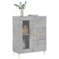 vidaXL Sideboard Betongrau 69,5x34x90 cm Holzwerkstoff vidaXL Sideboard Betongrau 69,5x34x90 cm Holzwerkstoff