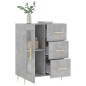 vidaXL Sideboard Betongrau 69,5x34x90 cm Holzwerkstoff vidaXL Sideboard Betongrau 69,5x34x90 cm Holzwerkstoff