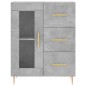 vidaXL Sideboard Betongrau 69,5x34x90 cm Holzwerkstoff vidaXL Sideboard Betongrau 69,5x34x90 cm Holzwerkstoff