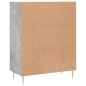 vidaXL Sideboard Betongrau 69,5x34x90 cm Holzwerkstoff vidaXL Sideboard Betongrau 69,5x34x90 cm Holzwerkstoff